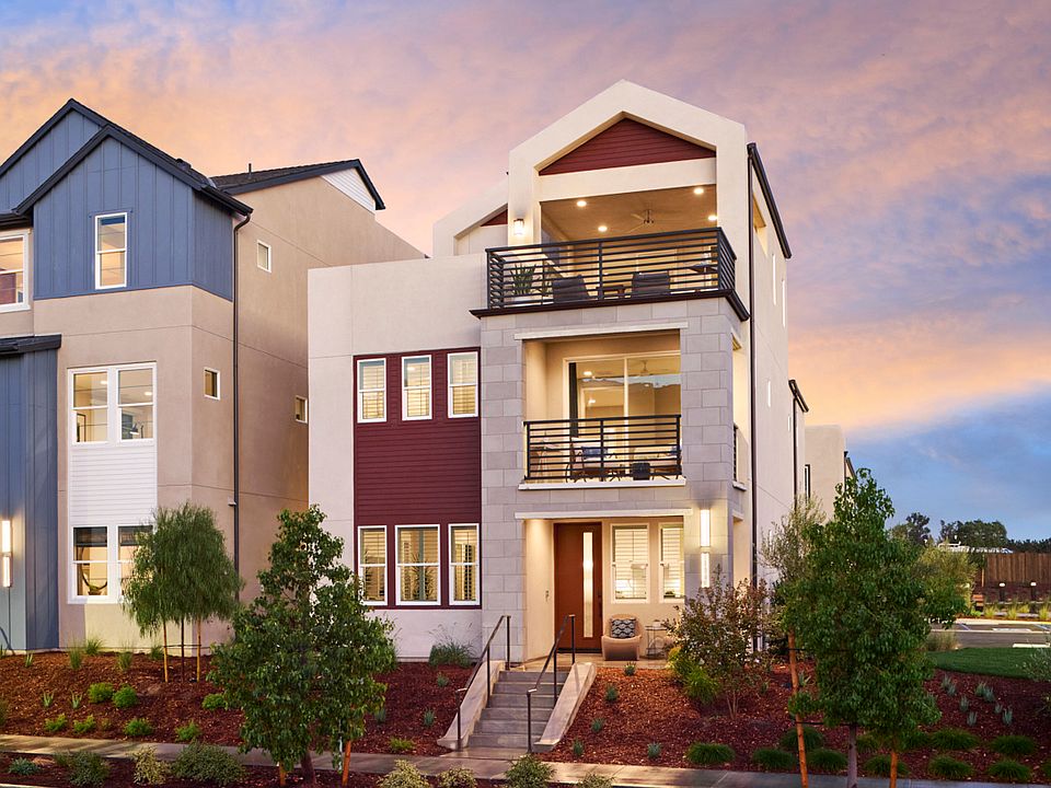 Aer At Solis Park Plan 2 Model Home Contemporary Exterior Style B