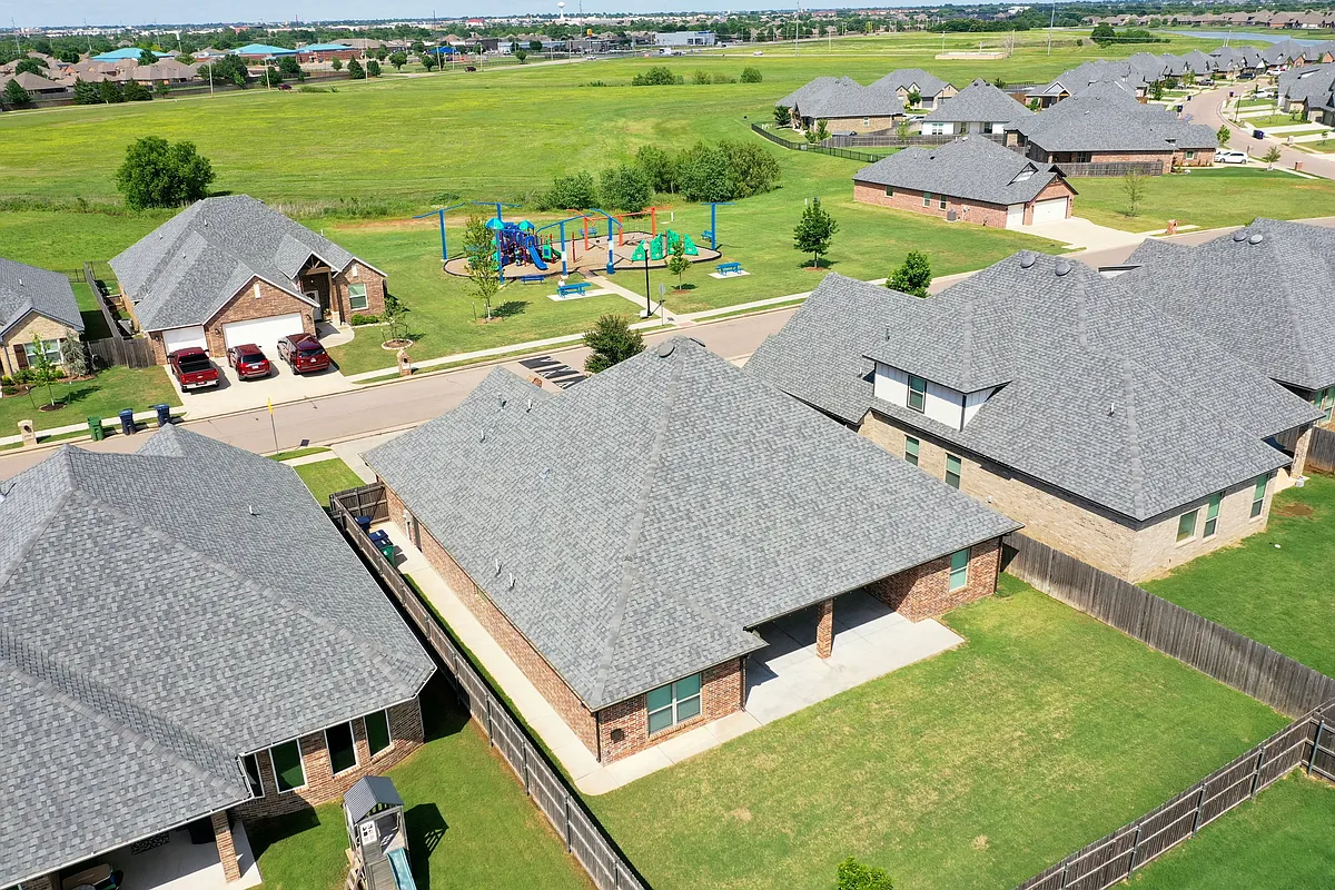 Aerial view: home directly across from the Talavera playground - 216 SW 166th St