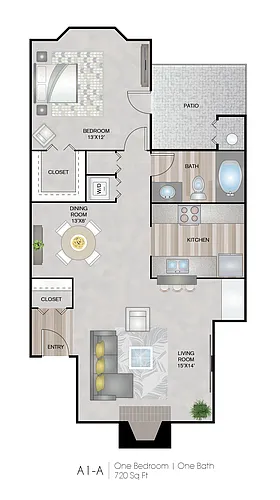 Floor plan A1-A