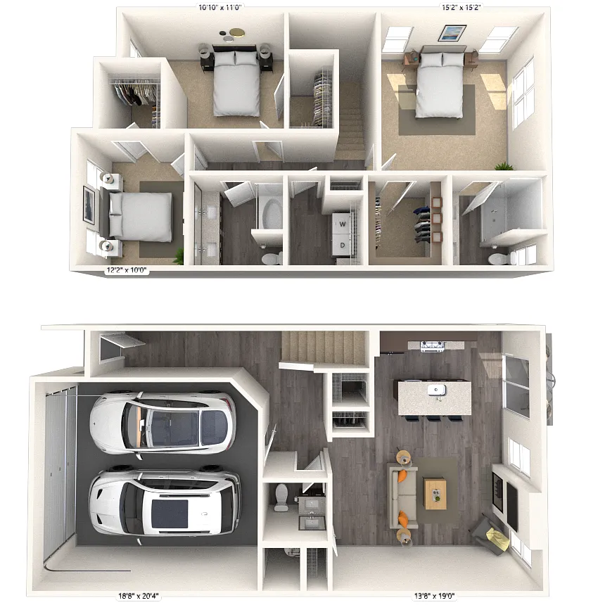 Floor plan C2 3x2.5 1586 SF-FP