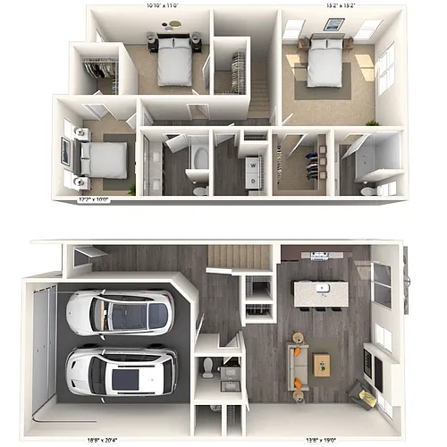 Floor plan C2 3x2.5 1586 SF-FP