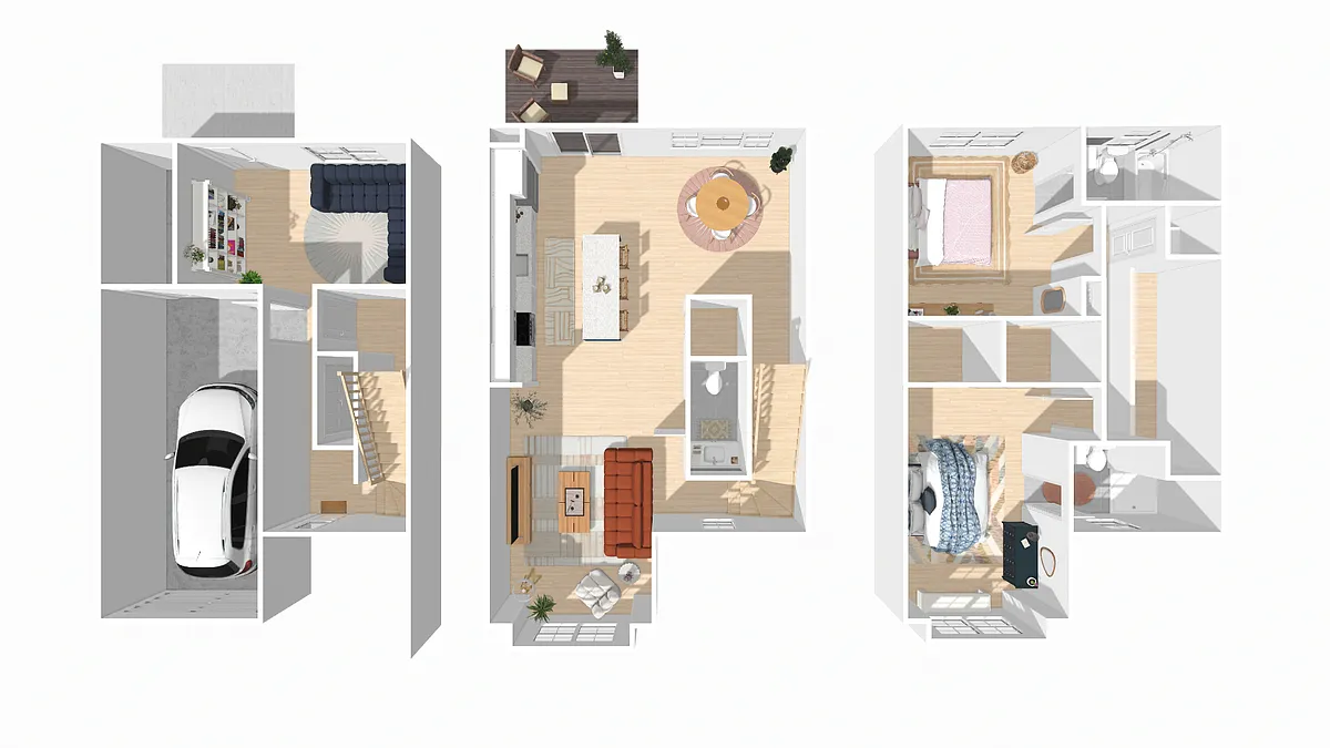 Floor plan Two Bedroom