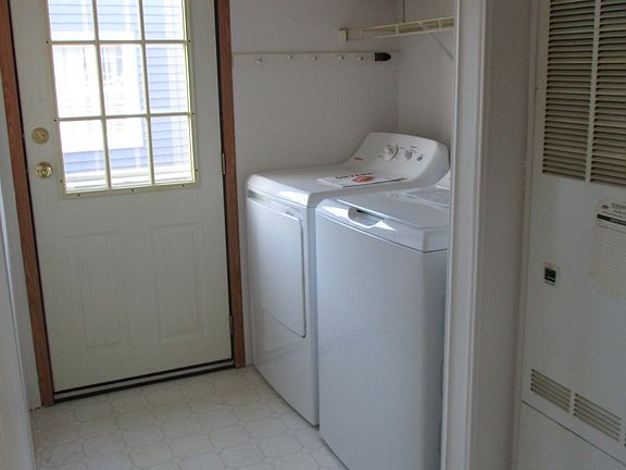 New washer and dryer in unit