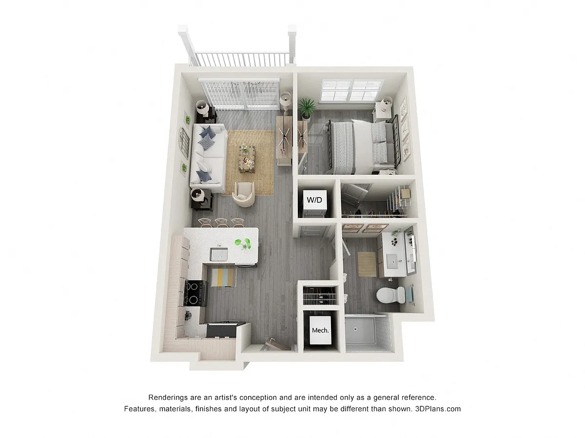 Floor plan 1C3