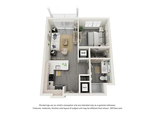 Floor plan 1C3