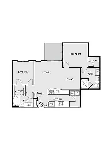 Floor plan B3B