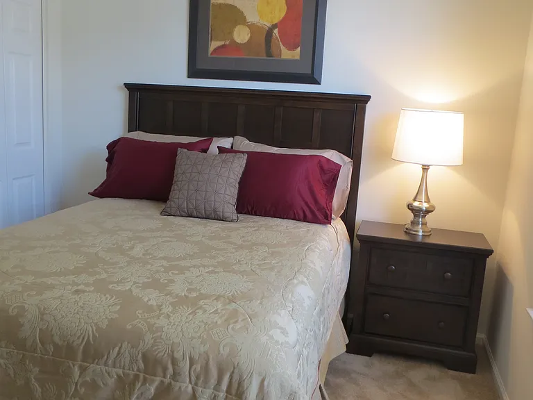 Second bedroom with double closet.