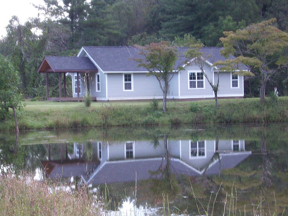 Rear view across the pond.