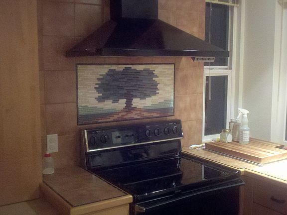 Kitchen tile mosaic