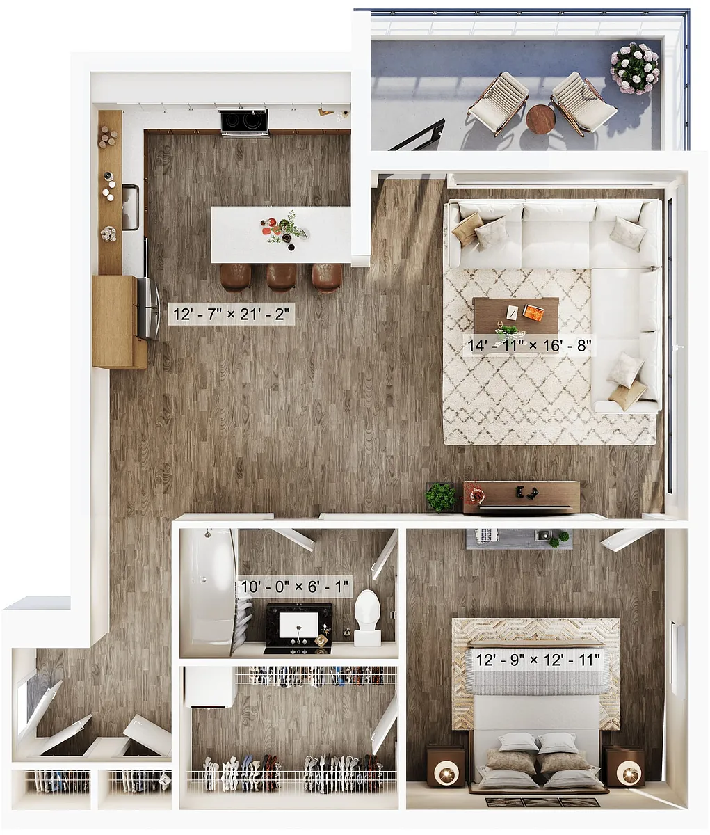 Floor plan Pixie