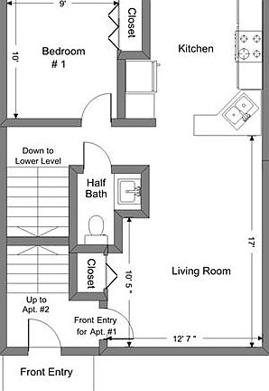 907 E. Huron #1 - 1st Floor