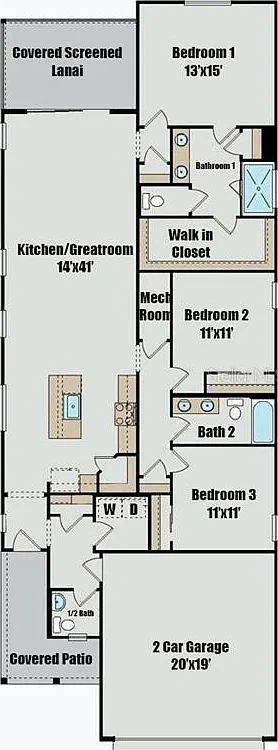 3 bed, 2.5 bath, 1740 sqft, $2,099 — Photo 4