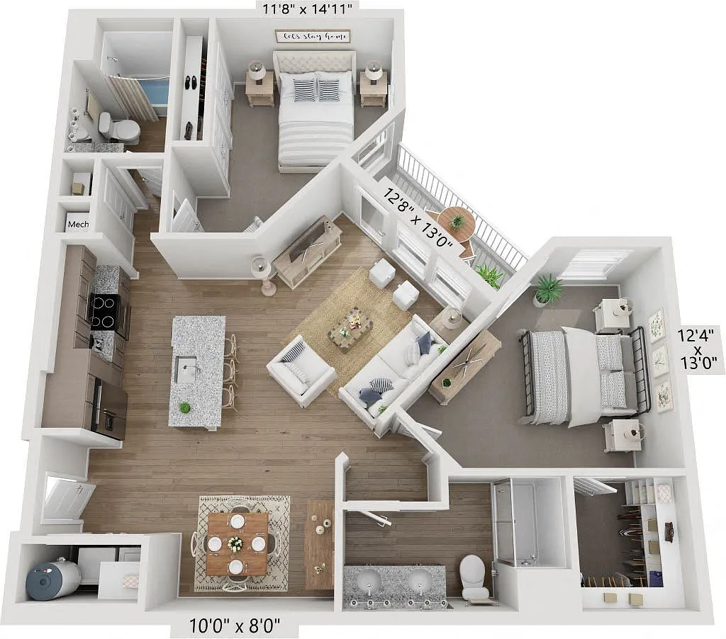 Floor plan B3 - Garnet