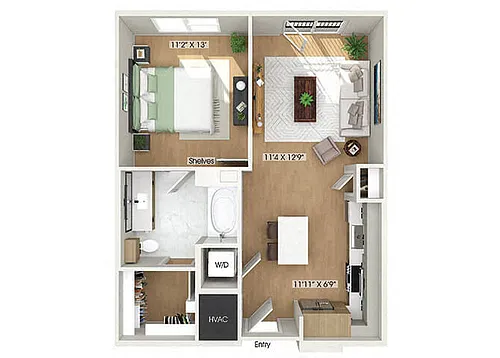Floor plan A1