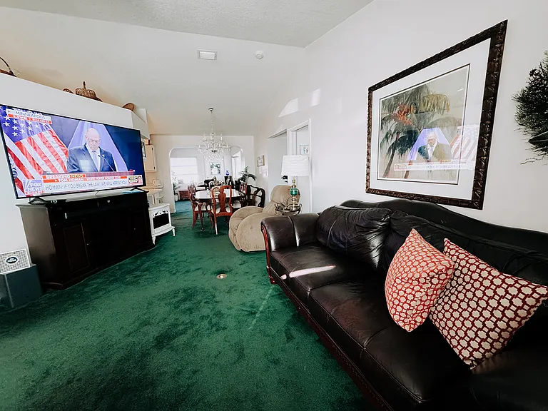 Font living room and dining room