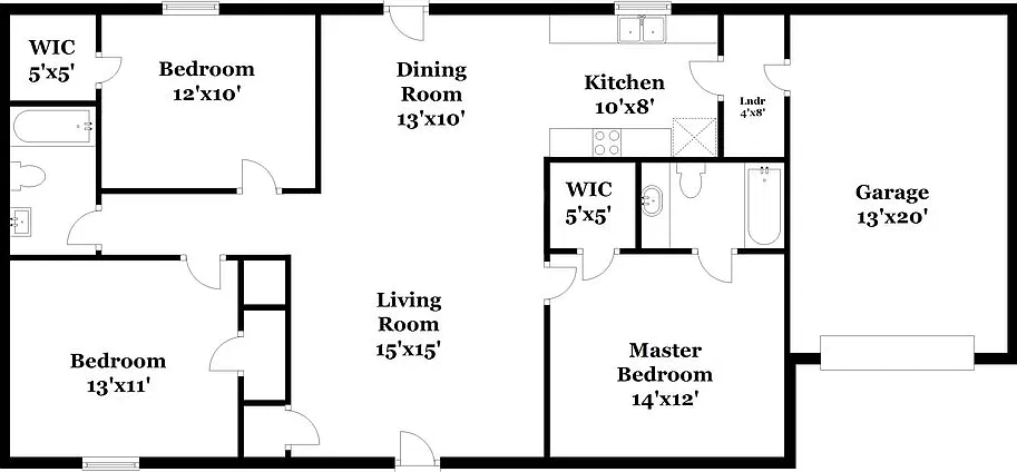 3 bed, 2.0 bath, 1147 sqft, $1,990 — Photo 2