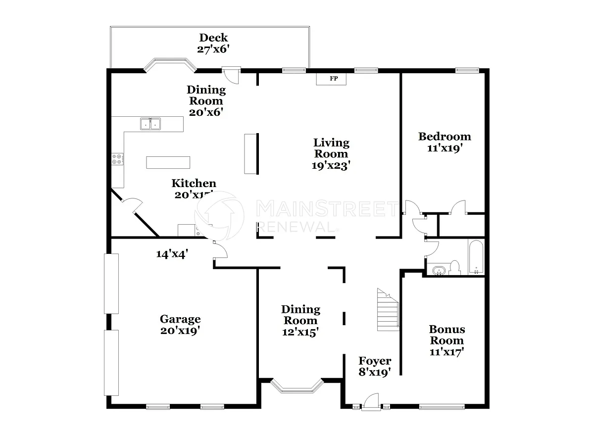 Floor Plan - 7974 Stillmist Dr