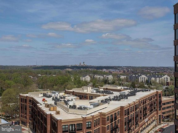 View from unit's private balcony (Georgetown & National Cathedral)