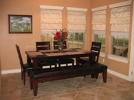 Dining Room with Custome Tile Work