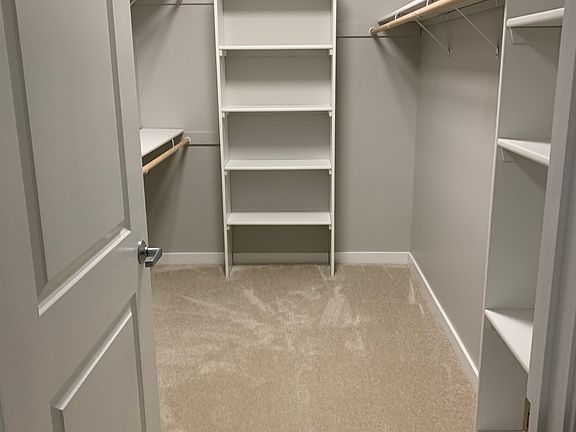 Spacious master closet