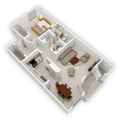 Floor plan 1 Bedroom