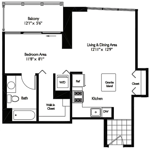Floor plan CONVERTIBLE 09 - TIDES