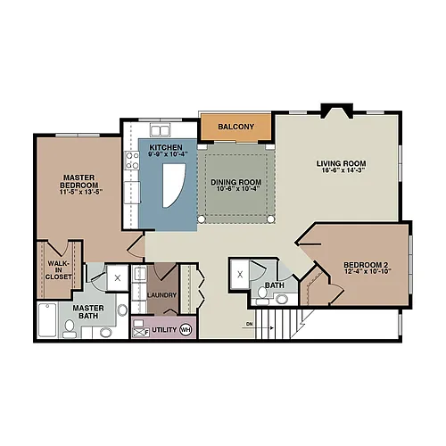 Floor plan 2A