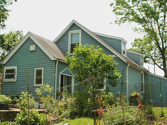 from NE side and rear