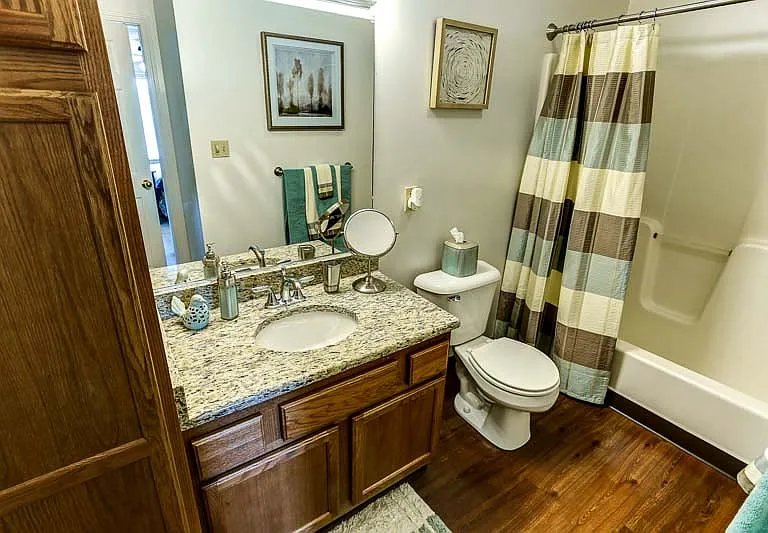 Spacious Bathrooms