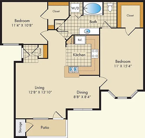 Floor plan D