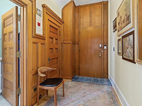 Entrance, coat closet on the left