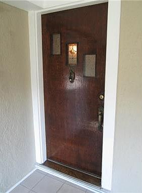 SOLID HARDWOOD FRONT DOOR
