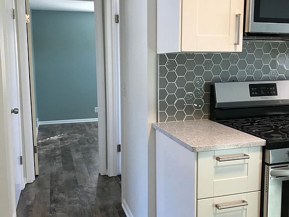 Hallway with second coat closet.