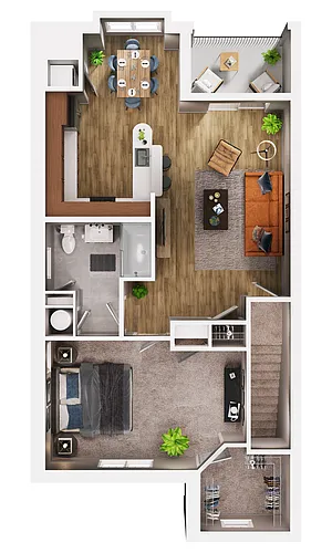 Floor plan Portland A (second floor)
