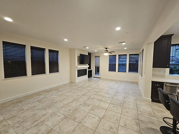 Open concept dining and living room