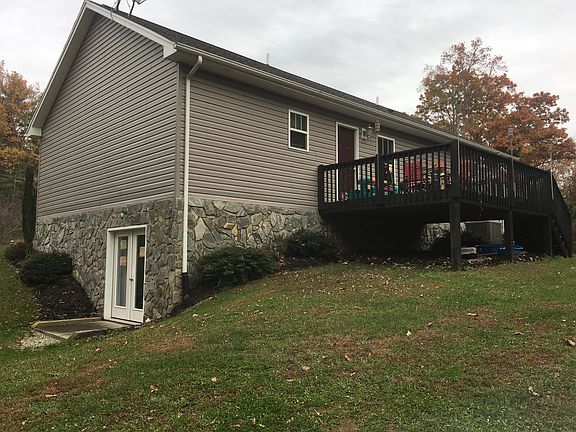 Back yard - walkout basement