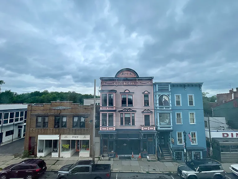 View from the front Windows