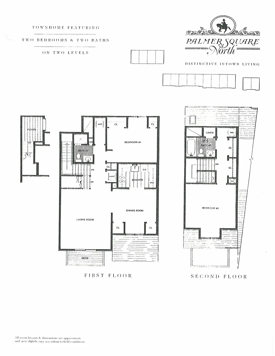 Floor plan Palmer Apartment