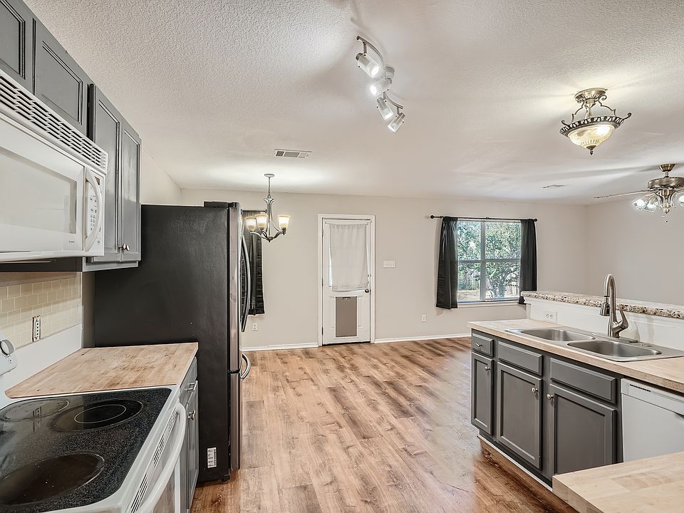 Remodeled Kitchen. New Stainless steel microwave is being installed