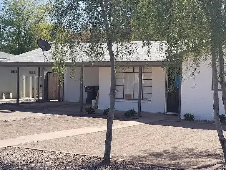 front view 2 car carport