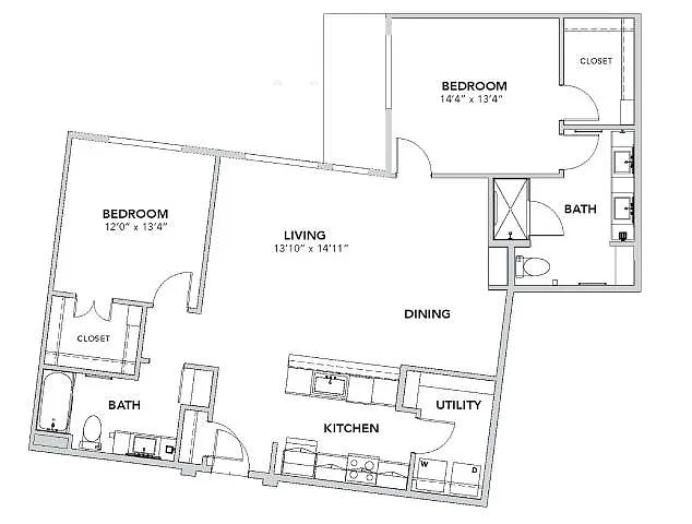 Floor plan B3 Alt. 1 - III