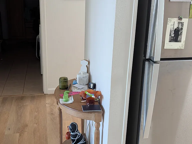 Entry way transition
 to kitchen