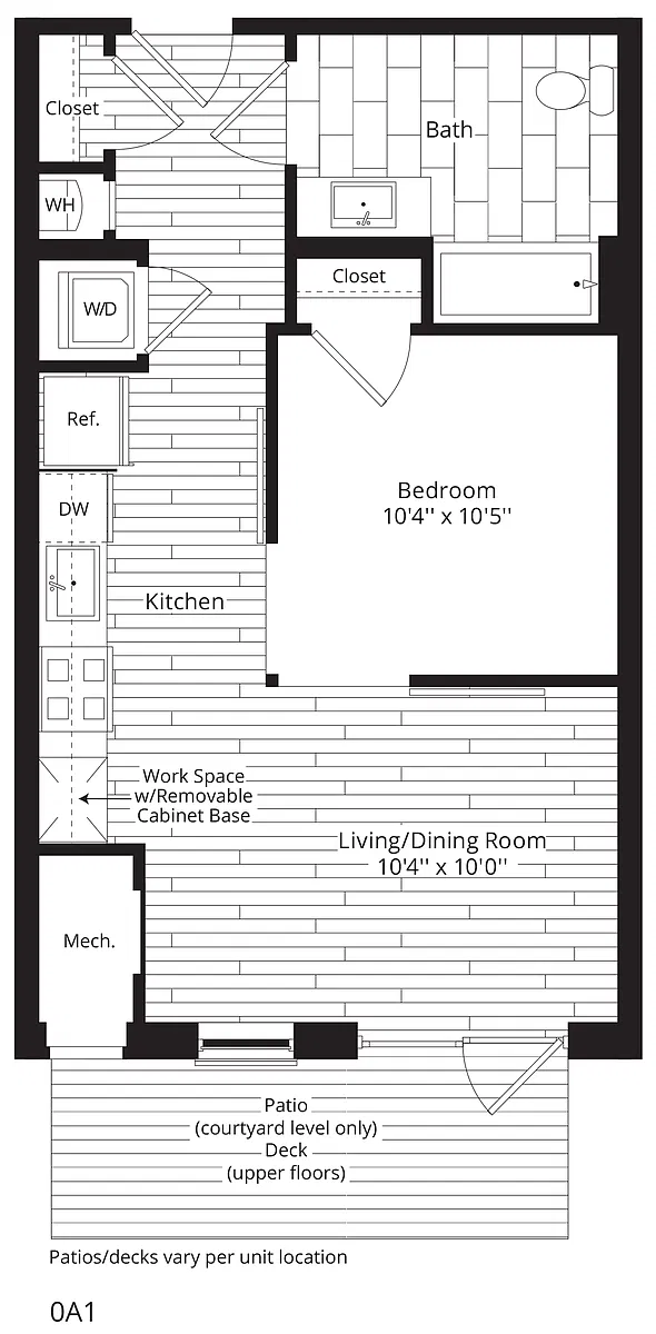 Floor plan Studio