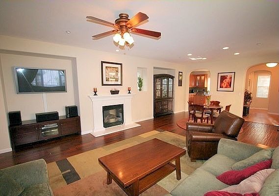Large open living and dining room combo!