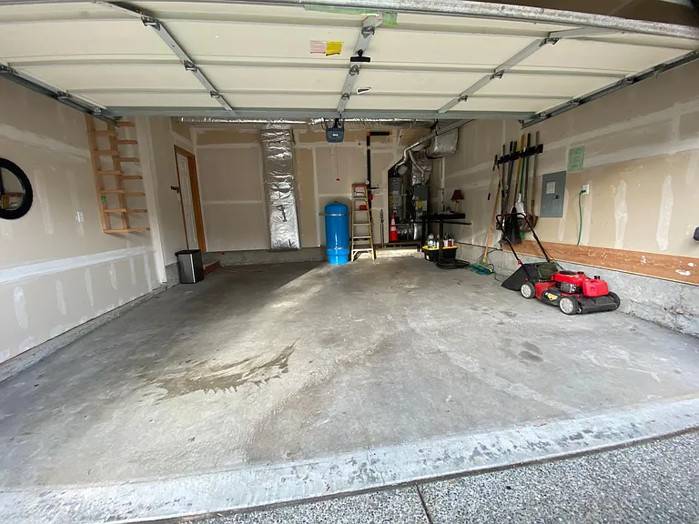 Large two car garage