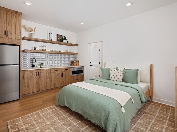 Plan 2B model home junior primary suite with optional kitchenette