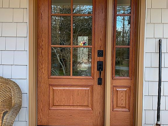 Newly installed front door