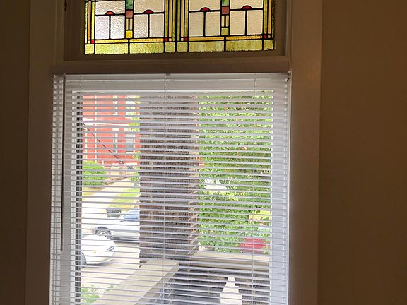 Stained glass window in LR