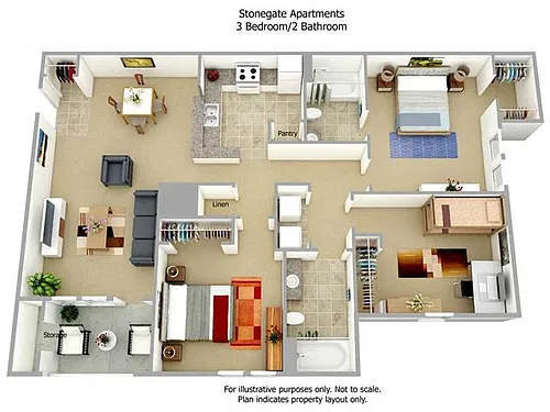 Floor plan C - The Augustine