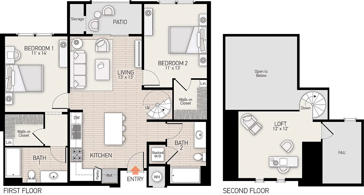 Floor plan Plan U